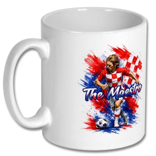 The Maestro | Croatia Football-Inspired Art Mug
