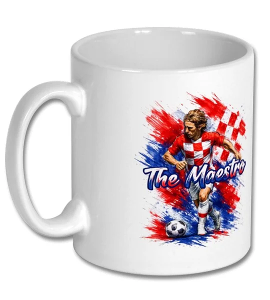 The Maestro | Croatia Football-Inspired Art Mug