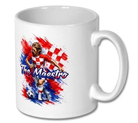 The Maestro | Croatia Football-Inspired Art Mug