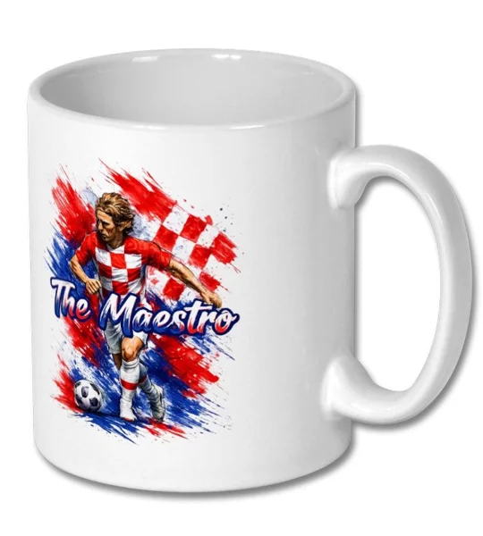 The Maestro | Croatia Football-Inspired Art Mug