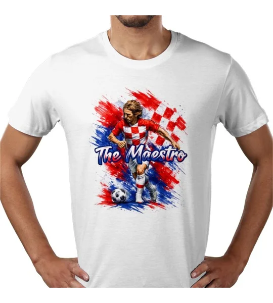 The Maestro | Croatia Football-Inspired Art T-Shirt