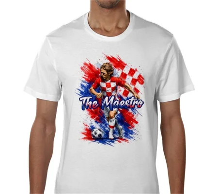 The Maestro | Croatia Football-Inspired Art T-Shirt