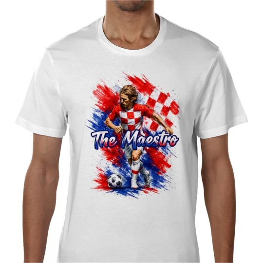 The Maestro | Croatia Football-Inspired Art T-Shirt
