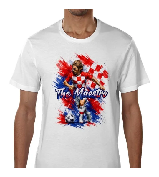 The Maestro | Croatia Football-Inspired Art T-Shirt