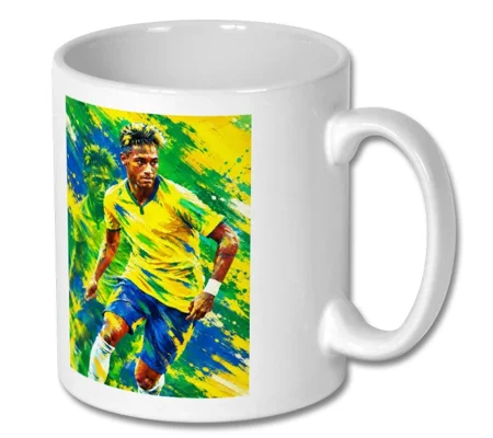 The Samba King | Brazil Neymar-Inspired Tribute Art Gift Mug