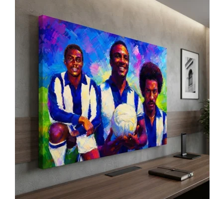 The Three Degrees West Brom-Inspired Football Tribute Canvas Print