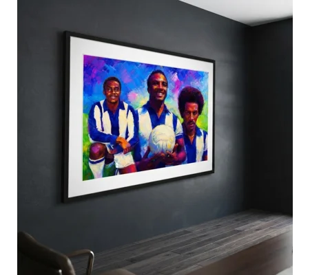 The Three Degrees West Brom-Inspired Football Tribute Framed Print