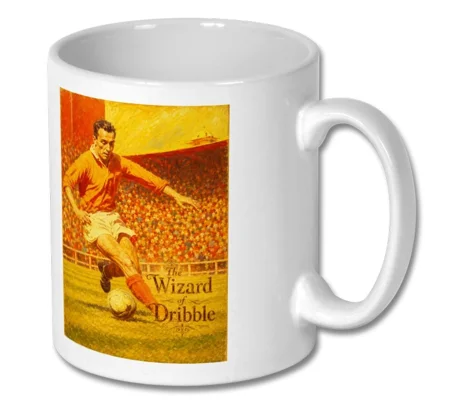 The Wizard of Dribble Blackpool Matthews-Inspired Vintage Football Art Tribute Mug