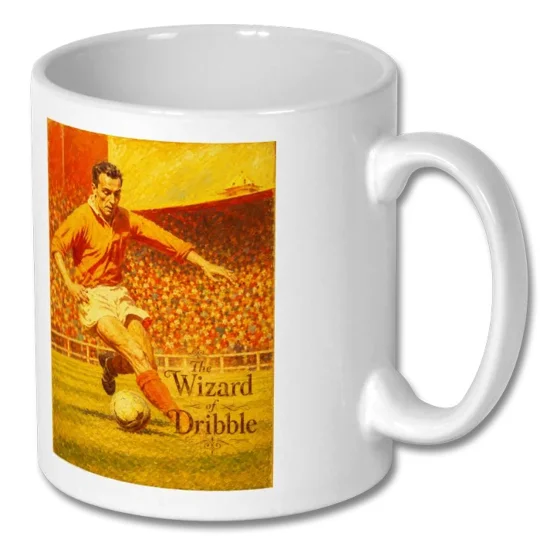 The Wizard of Dribble Blackpool Matthews-Inspired Vintage Football Art Tribute Mug