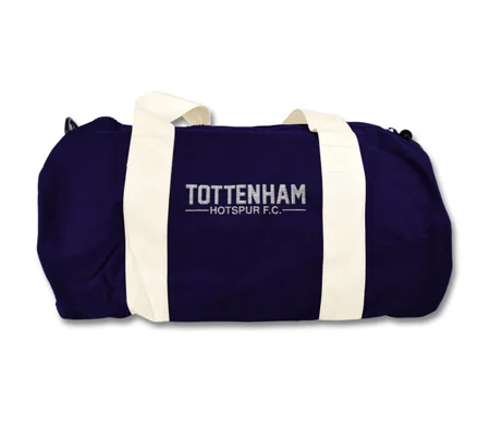 Tottenham Retro Style Holdall Barrel Kitbag