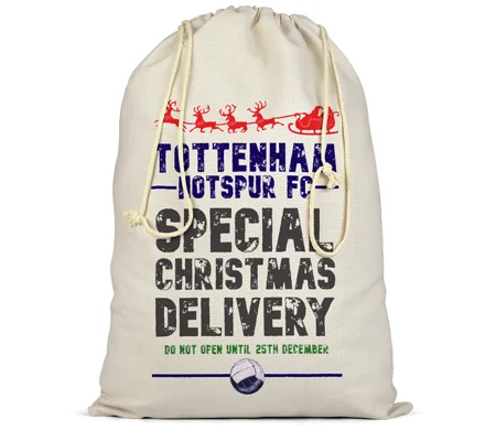 Tottenham Christmas Football Delivery Santa Sack