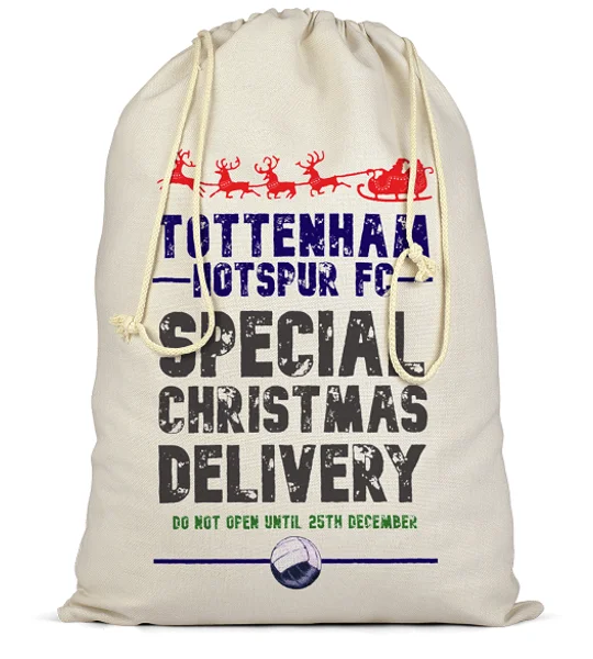 Tottenham Christmas Football Delivery Santa Sack