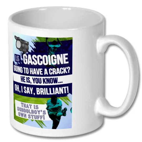 Tottenham Gazza 1991 FA Cup Semi Commentary Mug
