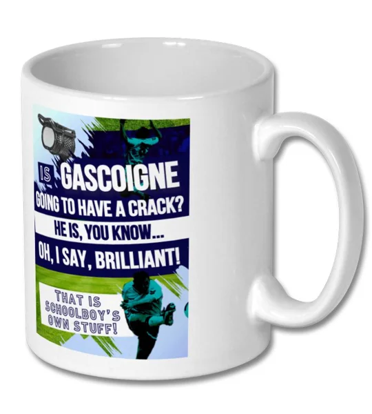 Tottenham Gazza 1991 FA Cup Semi Commentary Mug