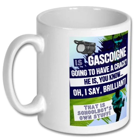 Tottenham Gazza 1991 FA Cup Semi Commentary Mug