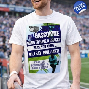 Tottenham Gazza 1991 FA Cup Semi Commentary T-Shirt | Football  Art Tee