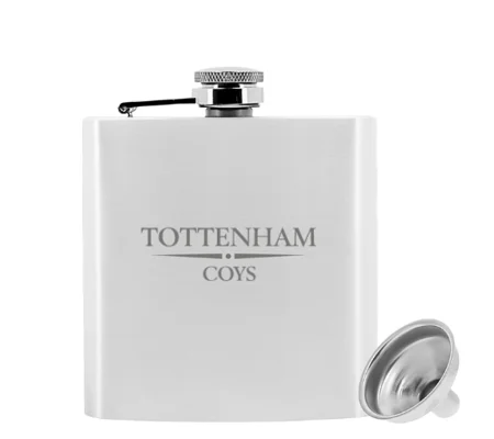 COYS 6oz Luxury Hip Flask | Tottenham-Inspired Football Gift