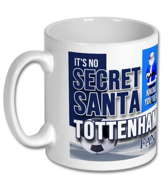 Tottenham Secret Santa Christmas Gift Mug