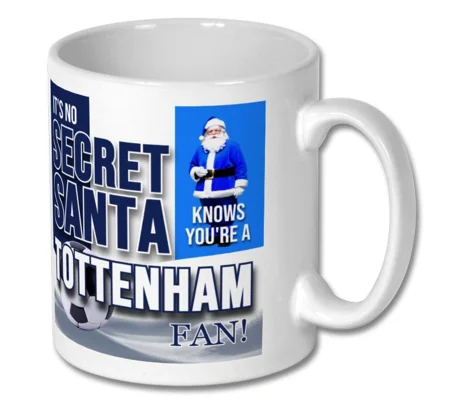 Tottenham Secret Santa Christmas Gift Mug