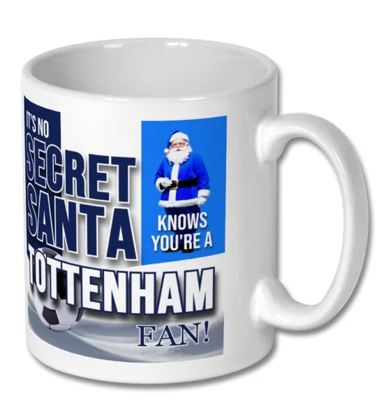 Tottenham Secret Santa Christmas Gift Mug
