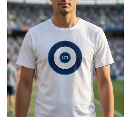 COYS Mod Target Retro T-Shirt | Tottenham-Inspired Tee