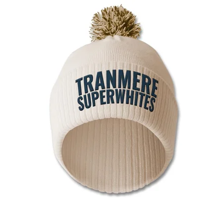 Tranmere Superwhites Retro-Style Bobble Hat