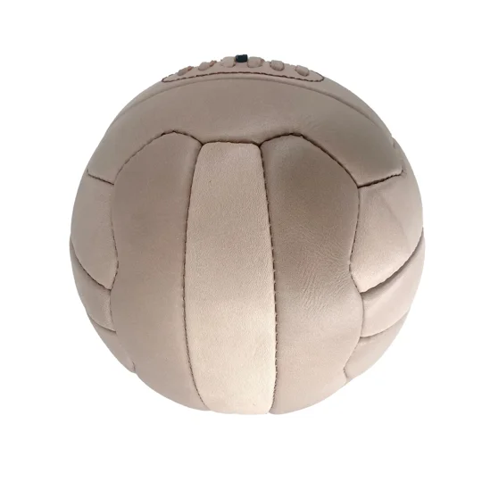Vintage Leather Laced Football Ball - Size 5
