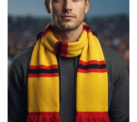 Watford-Inspired Retro Style Football Bar Scarf