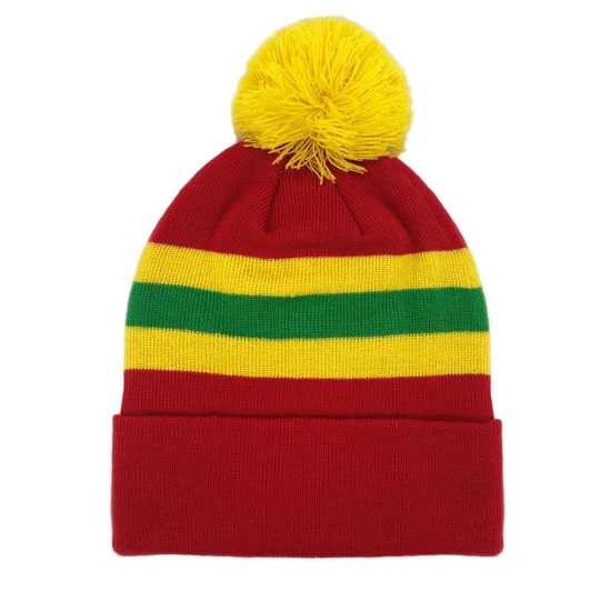 Wales Football Bobble Hat – retro-inspired Welsh football fan winter hat