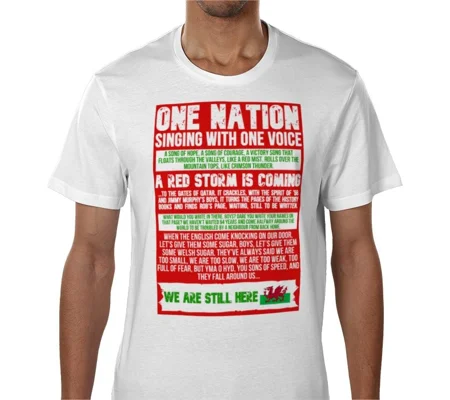 Wales World Cup 2022 Michael Sheen Speech T-Shirt