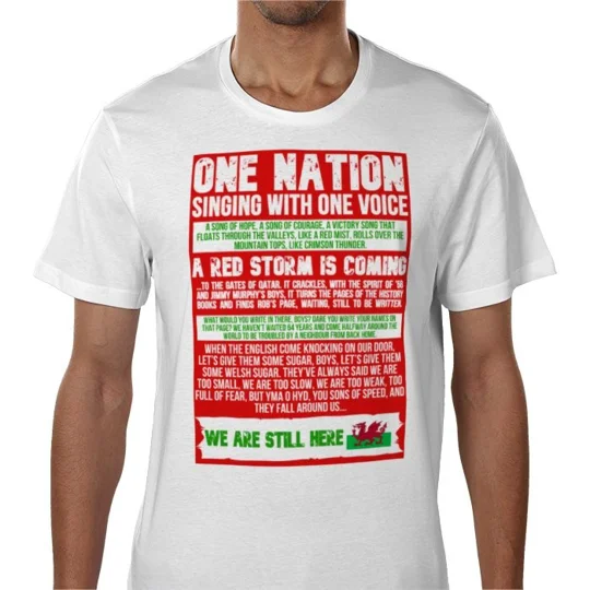 Wales World Cup 2022 Michael Sheen Speech T-Shirt