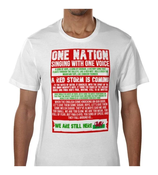 Wales World Cup 2022 Michael Sheen Speech T-Shirt