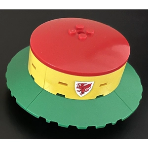 Wales Cymru Football Model Bucket Hat 2