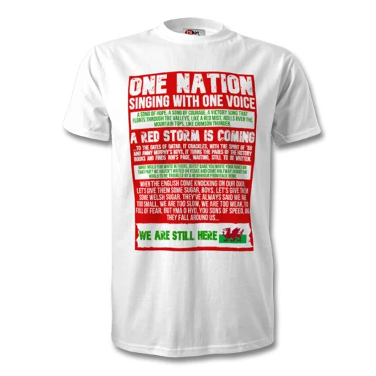 Wales World Cup 2022 Michael Sheen Speech T-Shirt