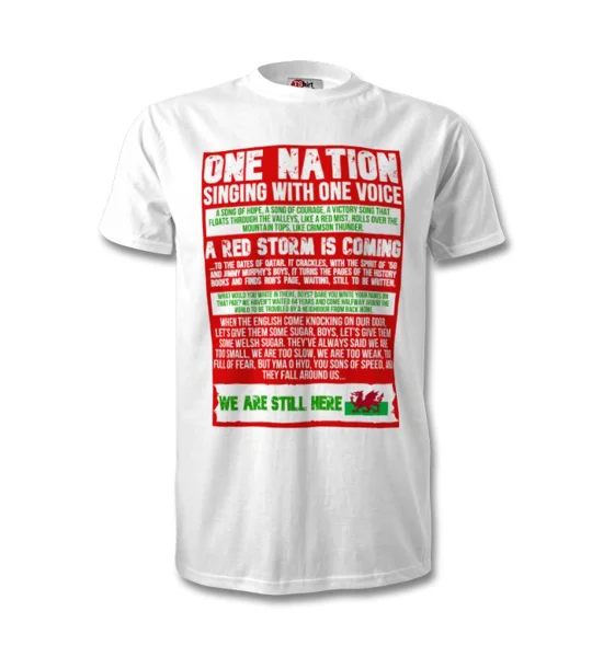 Wales World Cup 2022 Michael Sheen Speech T-Shirt