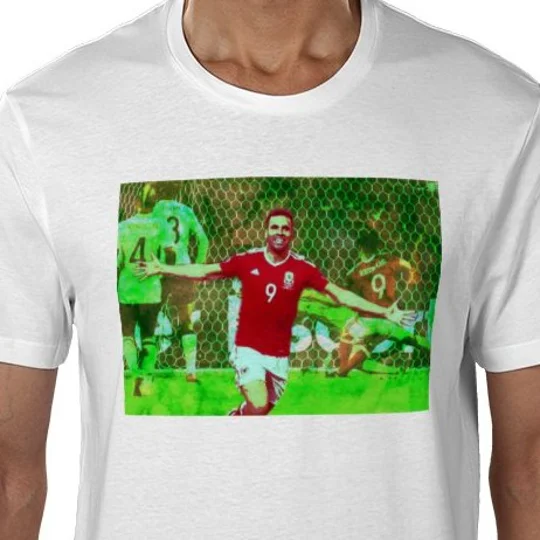 Wales Hal Robson-Kanu Euro 2016 Pop-art T-shirt