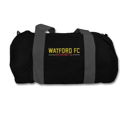 Watford Retro Style Holdall Barrel Kitbag
