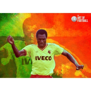 Watford Fc Luther Blissett Legend Pop-art Digital Print