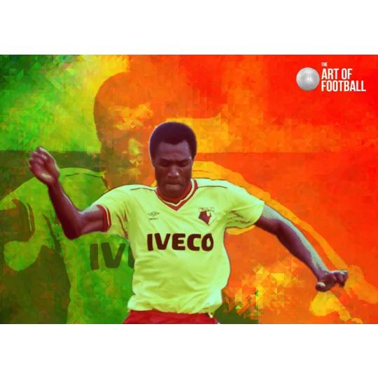 Watford Fc Luther Blissett Legend Pop-art Digital Print