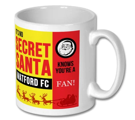 Watford Secret Santa Christmas Gift Mug