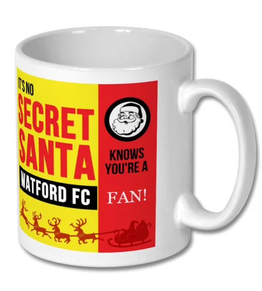Watford Secret Santa Christmas Gift Mug