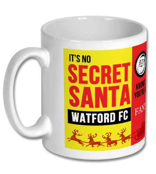 Watford Secret Santa Christmas Gift Mug