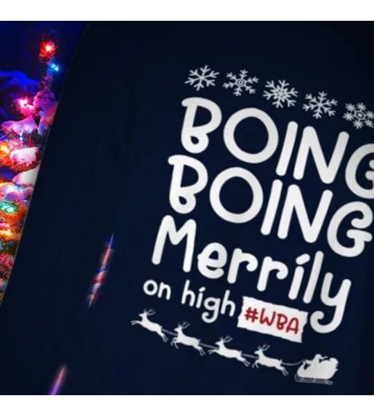 West Brom Christmas jumper alternative – WBA-inspired festive football sweatshirt