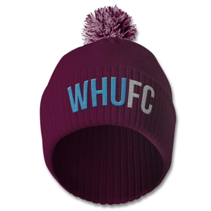 Hammers Embroidered Retro-style Bobble Hat