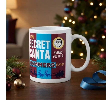 West Ham-Inspired Secret Santa Christmas Gift Mug
