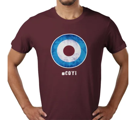 West Ham Mod Target Retro T-Shirt