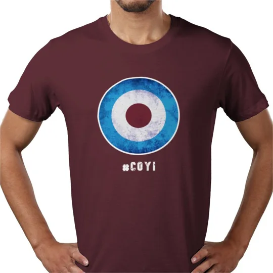West Ham Mod Target Retro T-Shirt