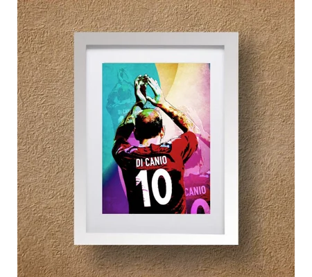 West Ham Legend Paolo Di Canio Pop-art Framed Print