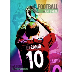 West Ham Legend Paolo Di Canio Pop-art Digital Print
