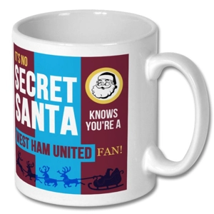West Ham Secret Santa Christmas Gift Mug